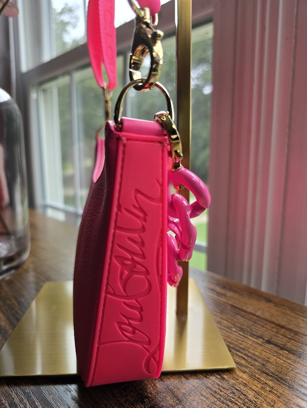 Christian Louboutin Mini Loubila Chain Shoulder Bag - Picture 10 of 16